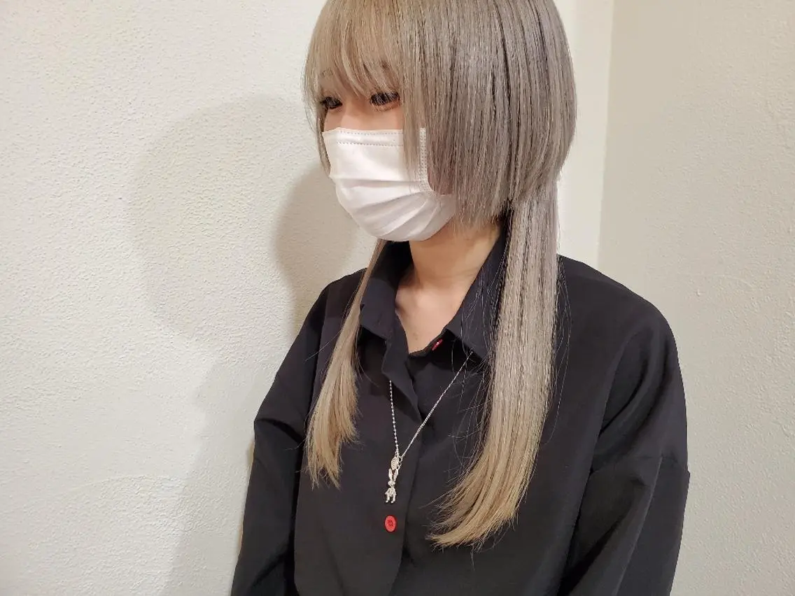 ロング ボブ ロング パ ルのヘアスタイル