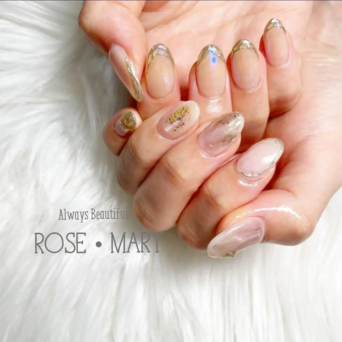 ネイル ハンドネイル ROSE・ MARY 鈴木のネイルデザイン