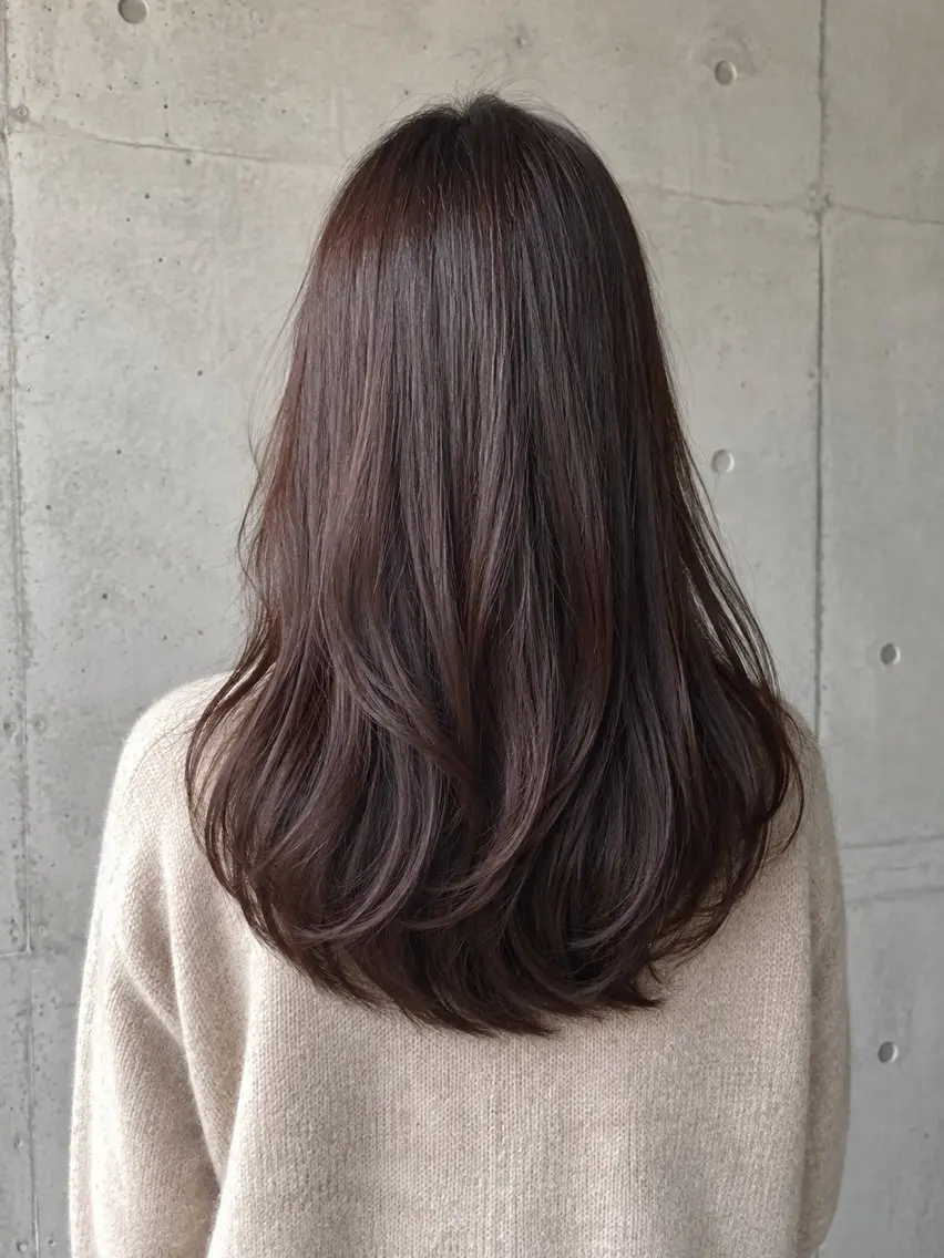 シャンプーブロー➕艶カラーの写真