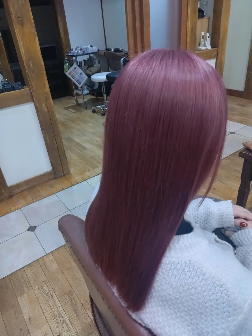 ロング カット ヘアカラー トリートメント Tj天気予報 -Kaede-のヘアスタイル