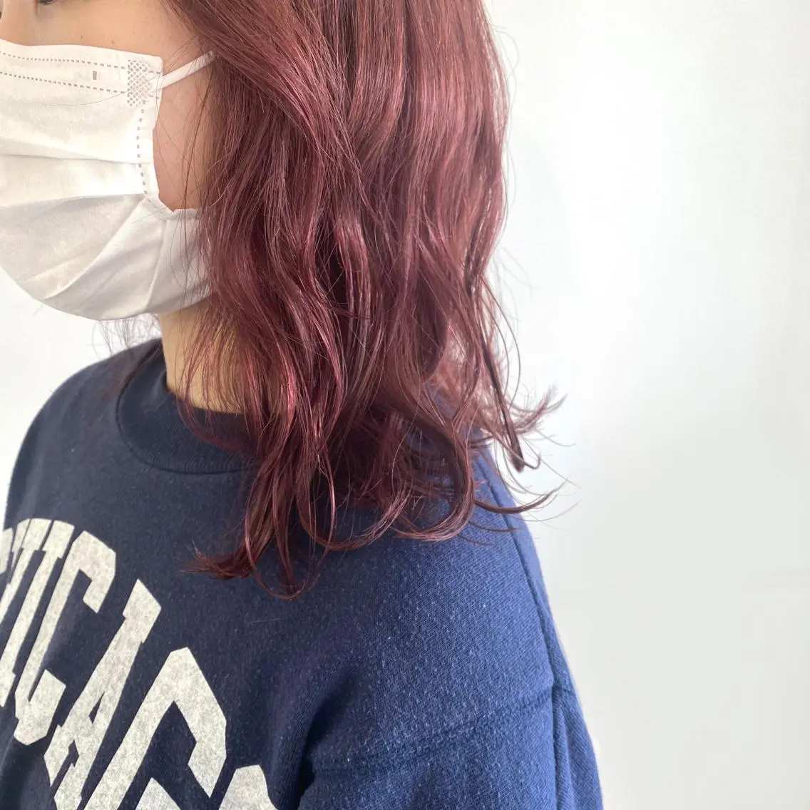 ミディアム Okamura Chisatoのヘアスタイル