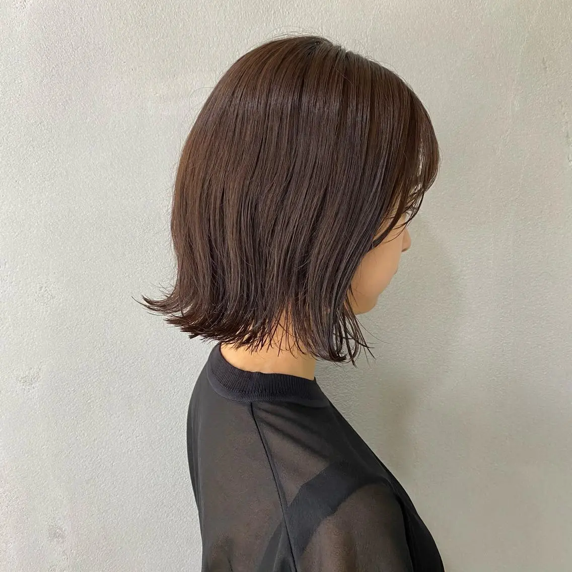 ショート カラー ブラウンカラー ココアブラウン ボブ ボブ/マンツーマン ミヒラケイタのヘアスタイル