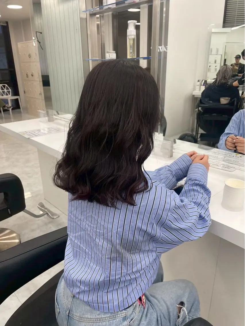 カラー natsuki💘 透明感カラー💘✨のヘアスタイル
