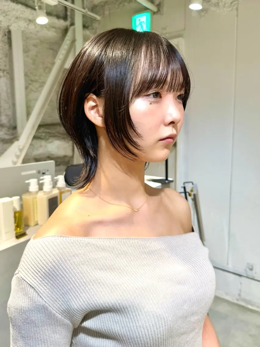 ショート カット ヘアカラー 骨格診断で絶対可愛い ✨丸みショート✨凌弥のヘアスタイル