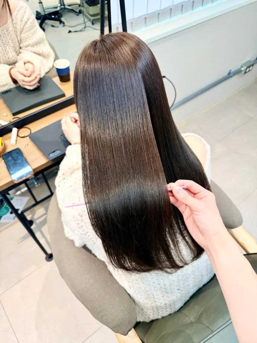 【2回目限定✨】アルカリ酸熱トリートメント|手触りつるんケアの写真