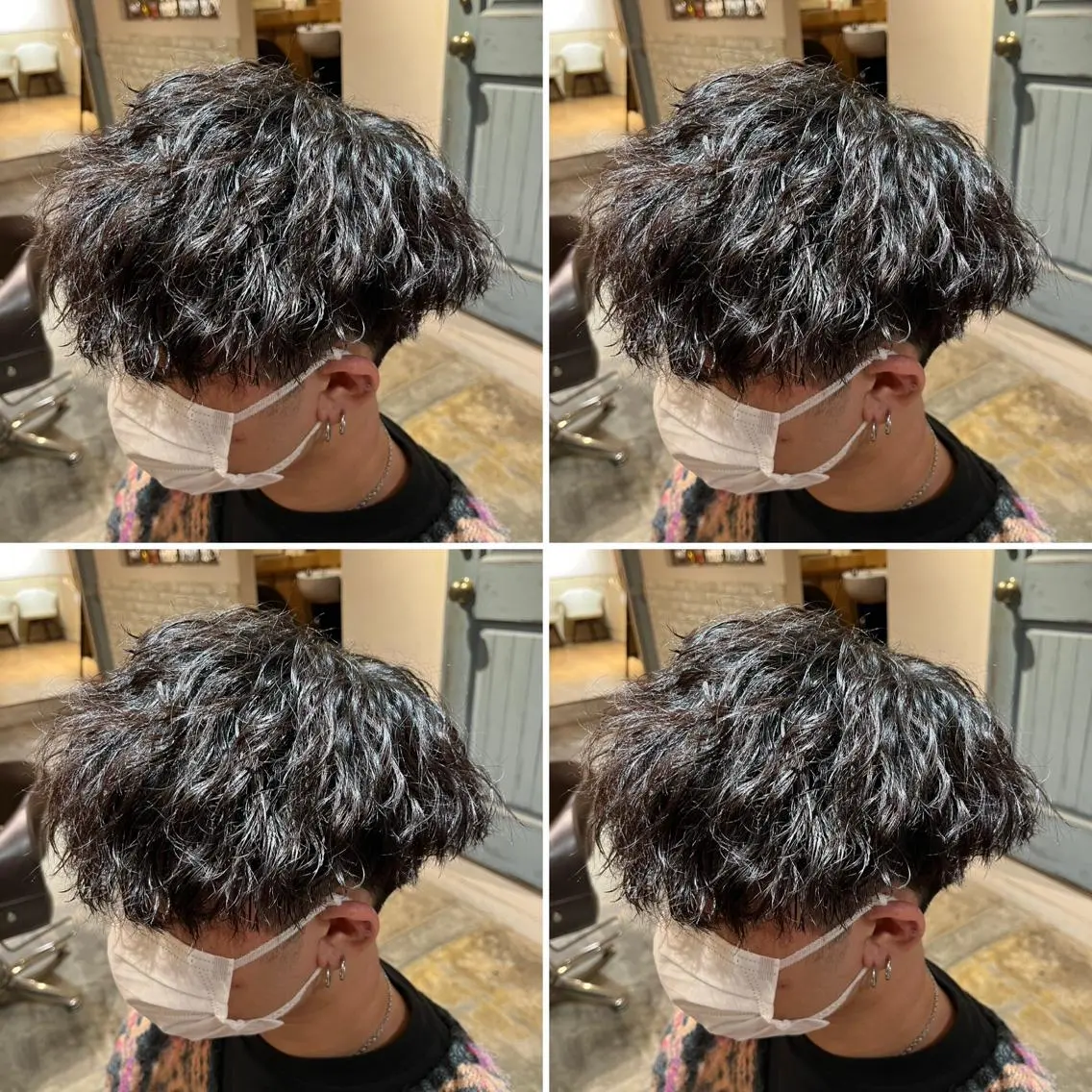 パーマ メンズ カット パーマ トリートメント ヘアセット メンズパーマ特化 望月謙二郎のヘアスタイル