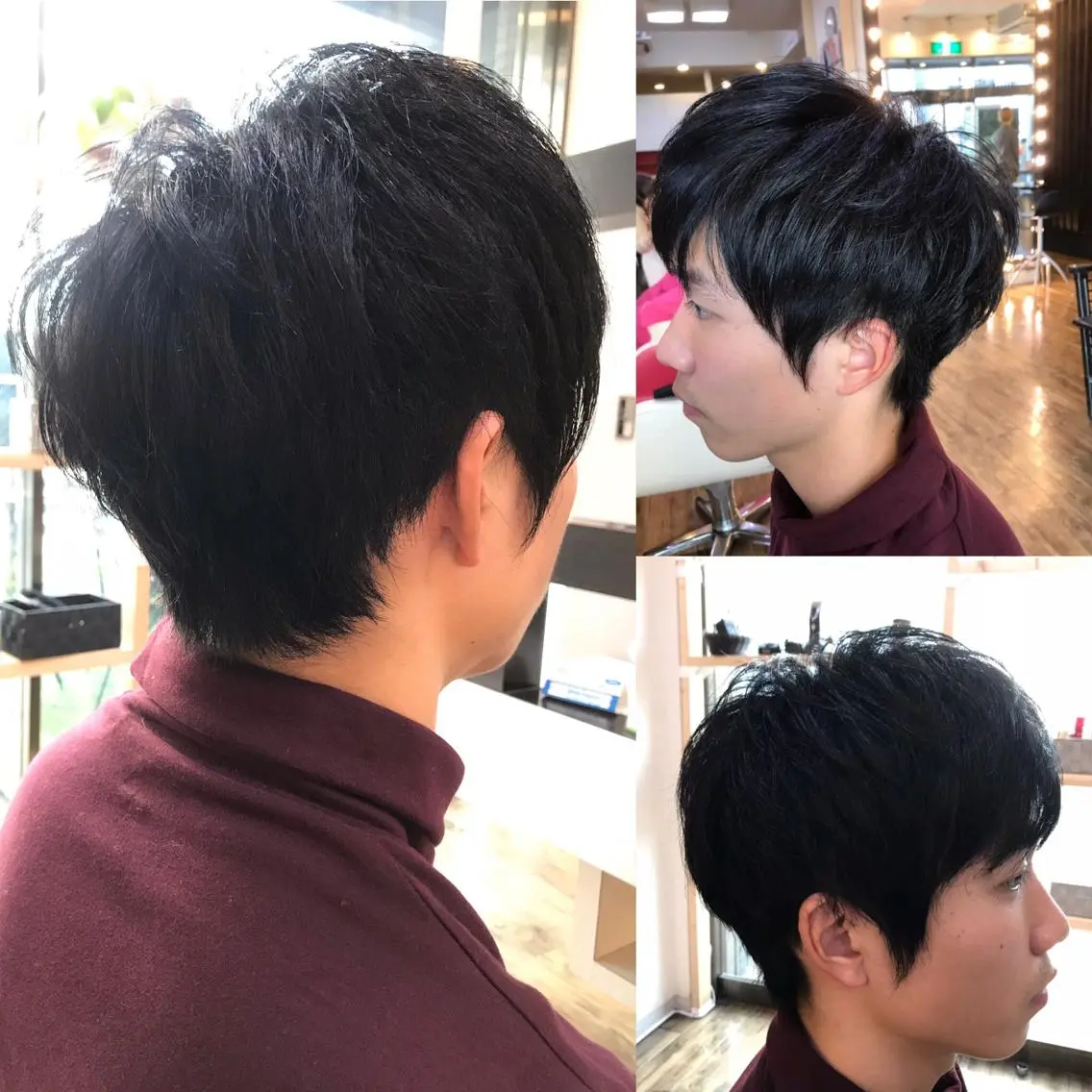 ショート メンズ マッシュ カット 赤羽、髪質改善サロン 吉野リョウスケのヘアスタイル