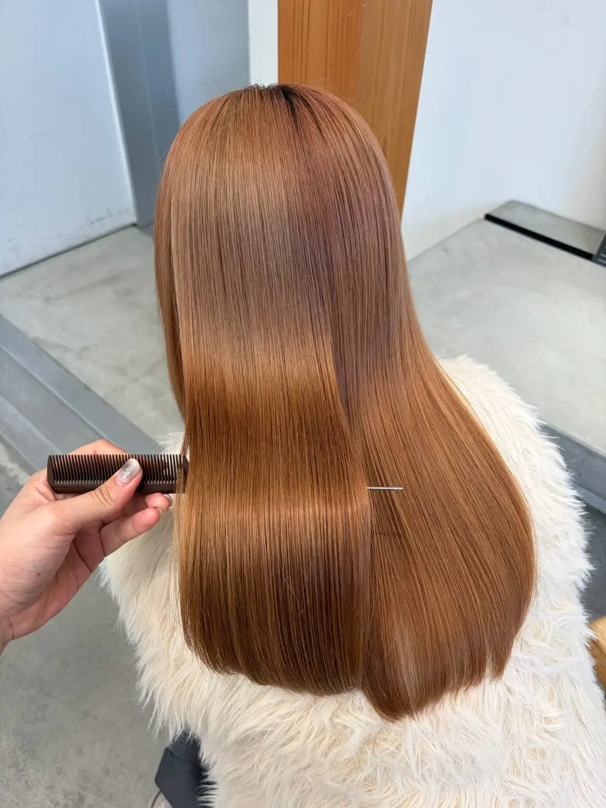 カラー ヘアカラー TEMIL HAIR 彩香のヘアスタイル
