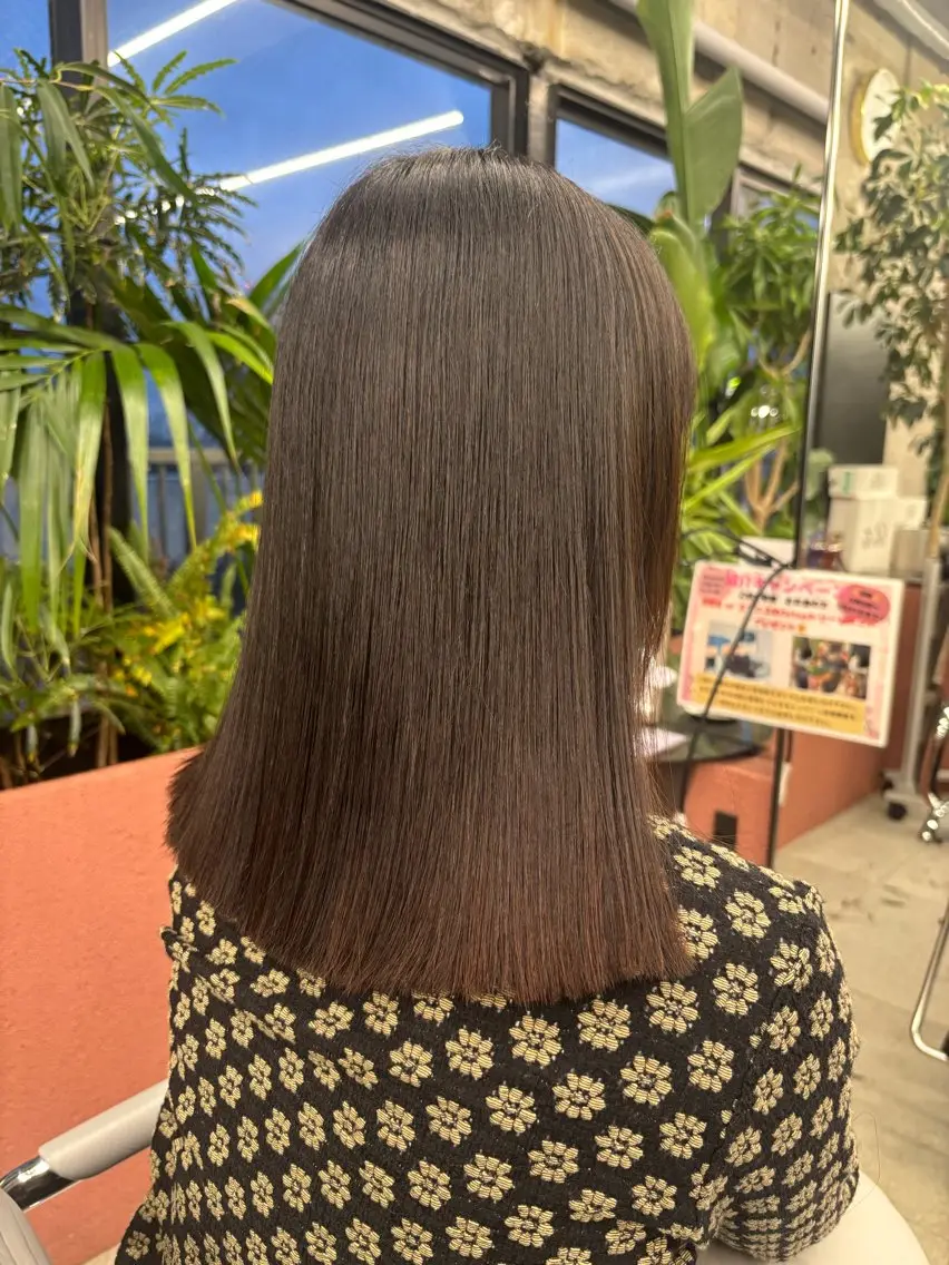 セミロング カット トリートメント ほらぐちるい𖤐 /レイヤー/ツヤ感のヘアスタイル