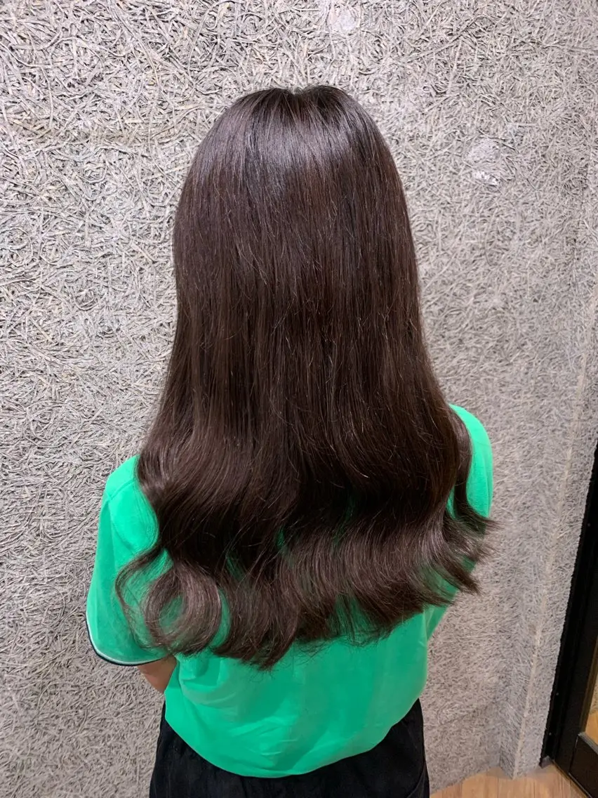 セミロング ヘアカラー トリートメント 🌙米谷 拓海のヘアスタイル