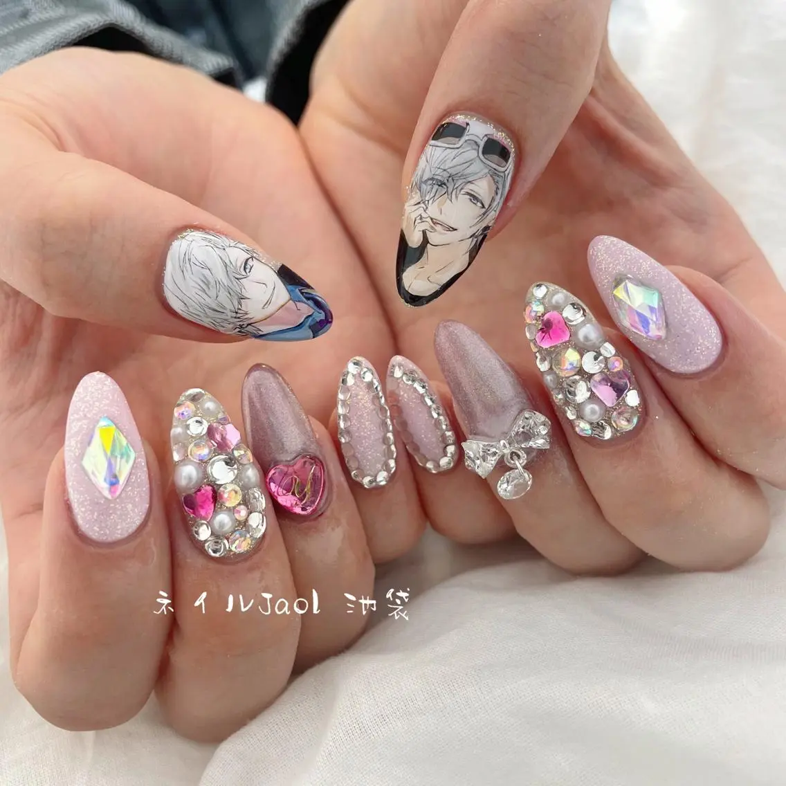 ロング ネイルJaol 池袋のネイルデザイン