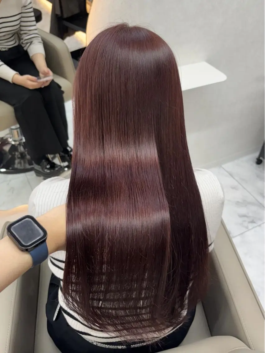 ロング カラー レッドカラー 🍒さき🍒大宮/ 艶カラー特化のヘアスタイル