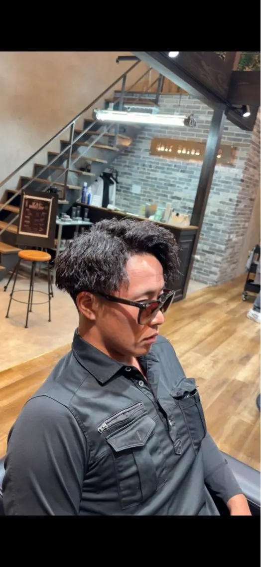 ショート パーマ 堤 暖のヘアスタイル