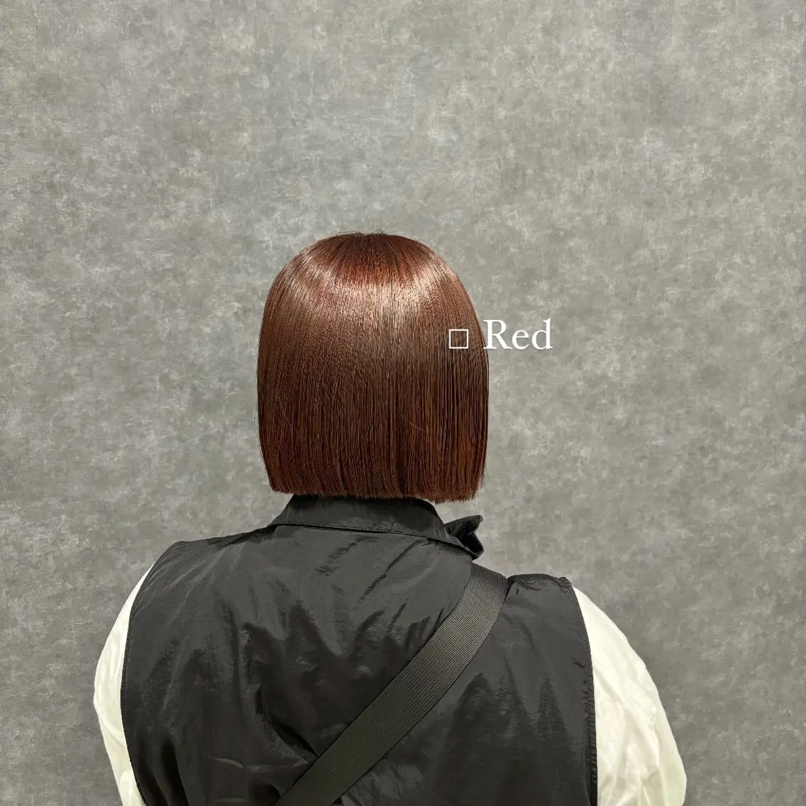 ショート カラー ワンレンボブ ボブ ウルフカット miho 【HAIR774】のヘアスタイル
