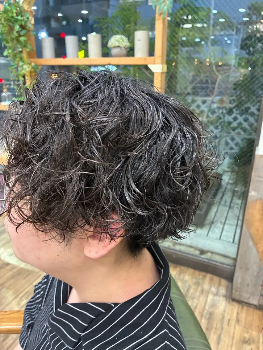 パーマ メンズ 🐰K+Plus🐰 まゆ🐰のヘアスタイル