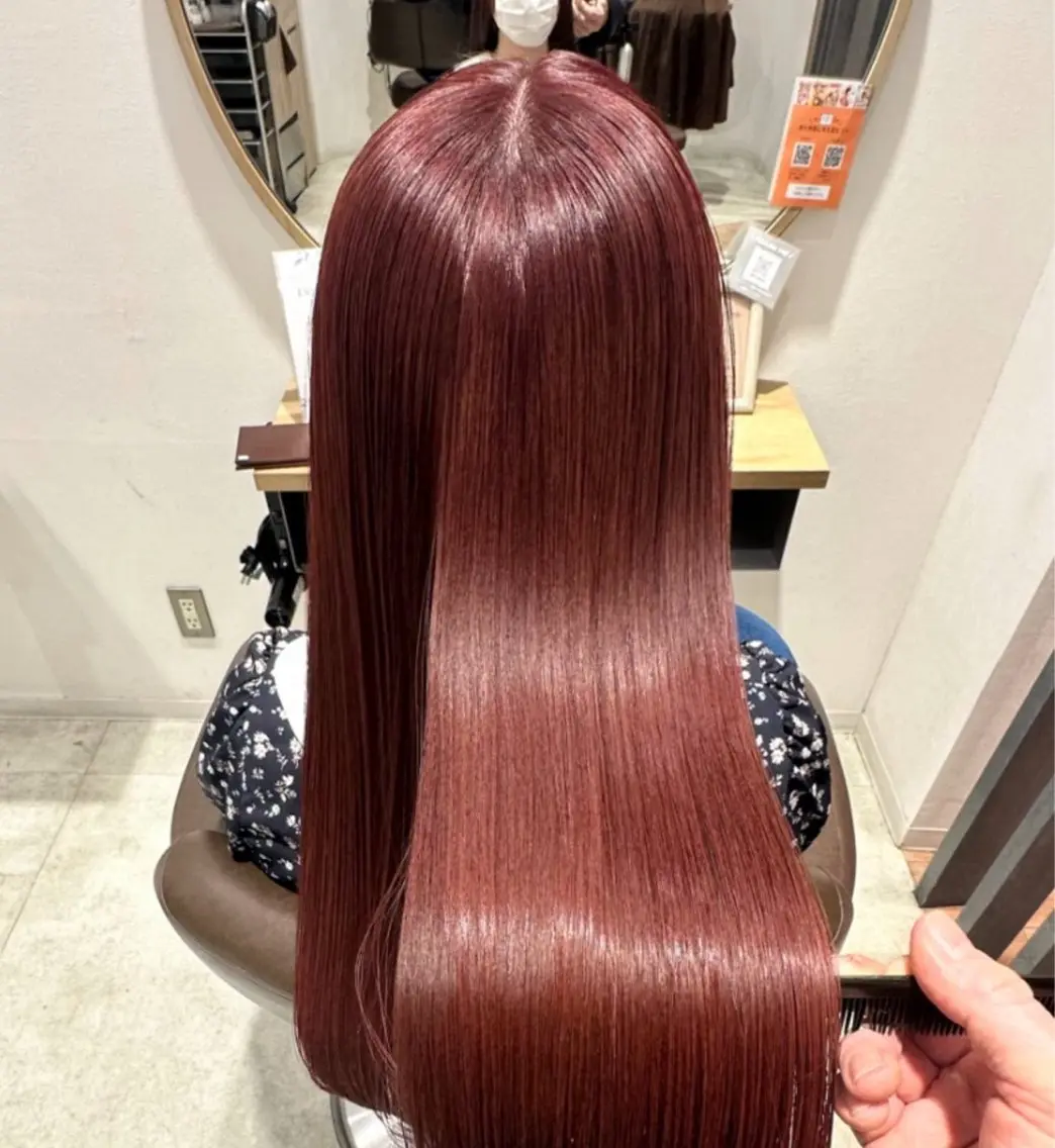 ナチュラルでカワイイ🩰カット+オーガニックカラー+3stepミルボントリートメントの写真