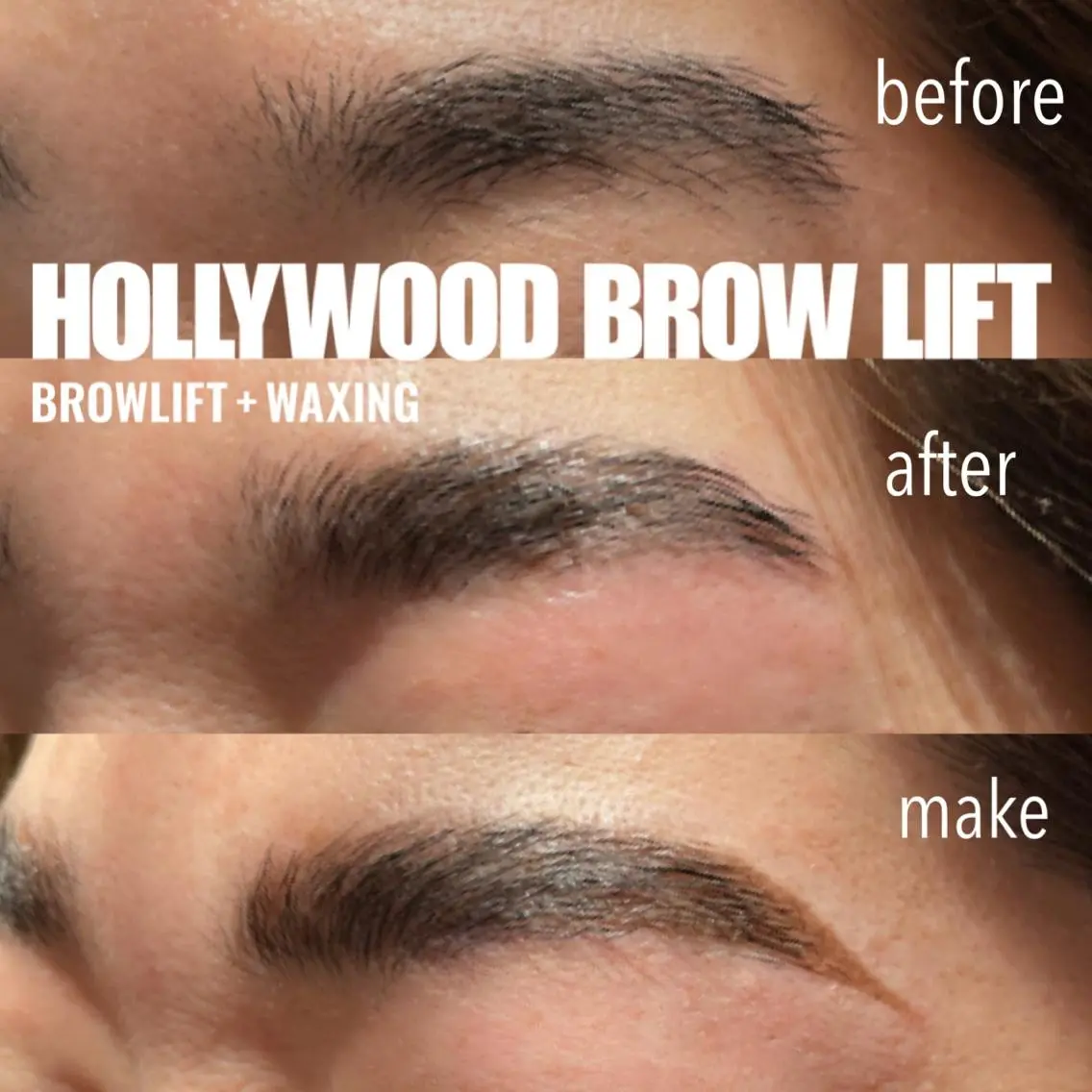 アイブロウ ハリウッドブロウリフト beautyroom Naturaのネイルデザイン