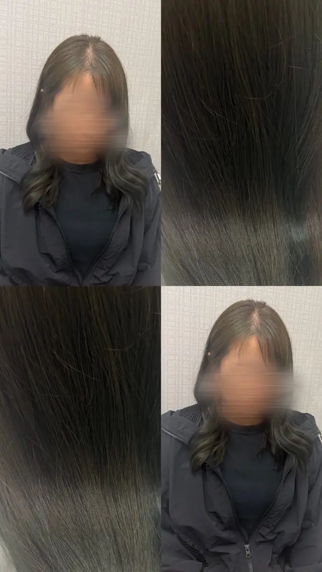 カラー 透明感カラー オリーブカラー 北井 凛歩のヘアスタイル