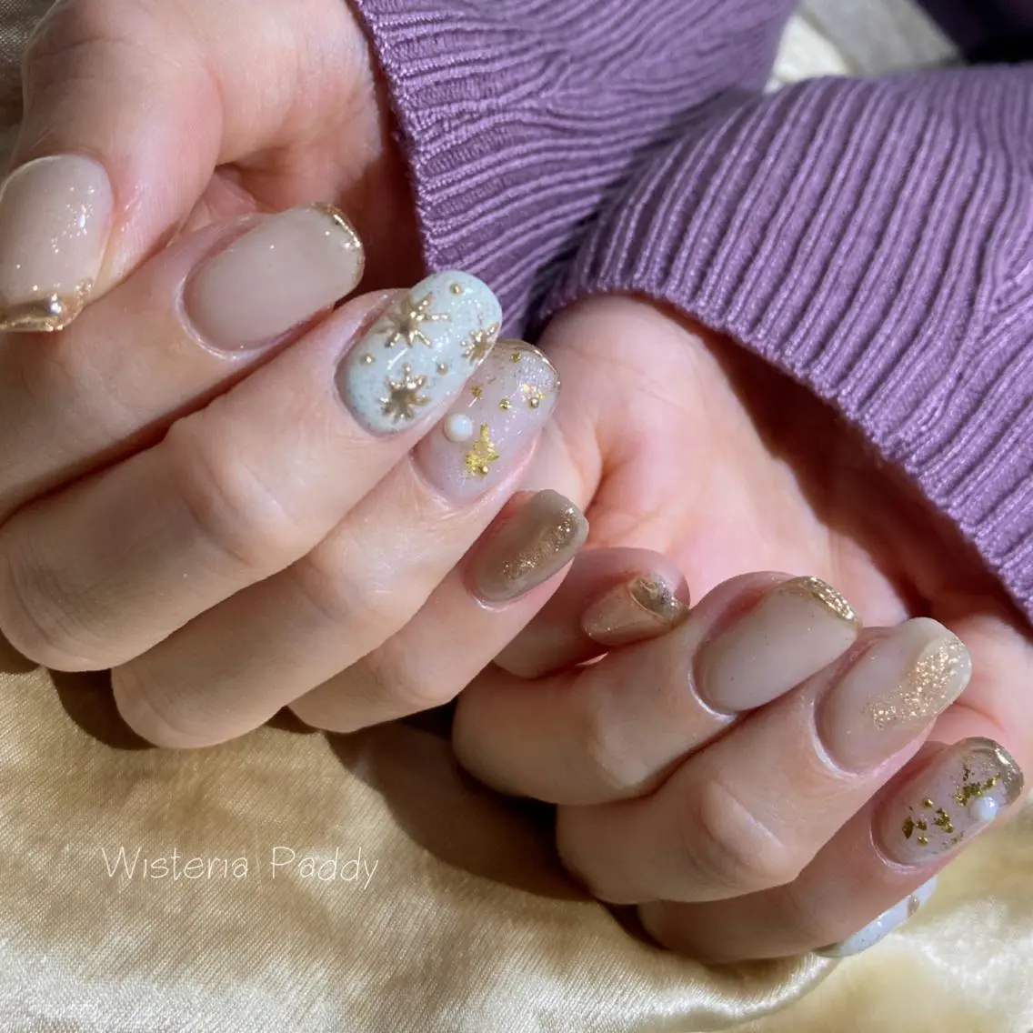ネイル 冬ネイル クリスマス Wisteria Paddyのネイルデザイン