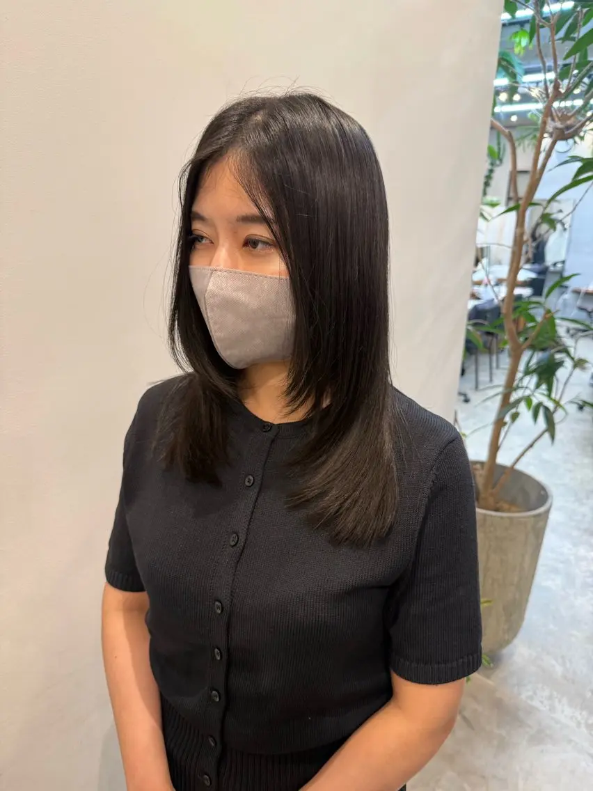 ロング 川口開世 cutのヘアスタイル