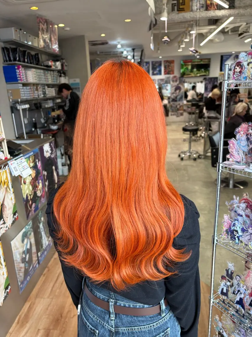 ロング カラー ヘアカラー トリートメント 推しカラー/ ミクのヘアスタイル