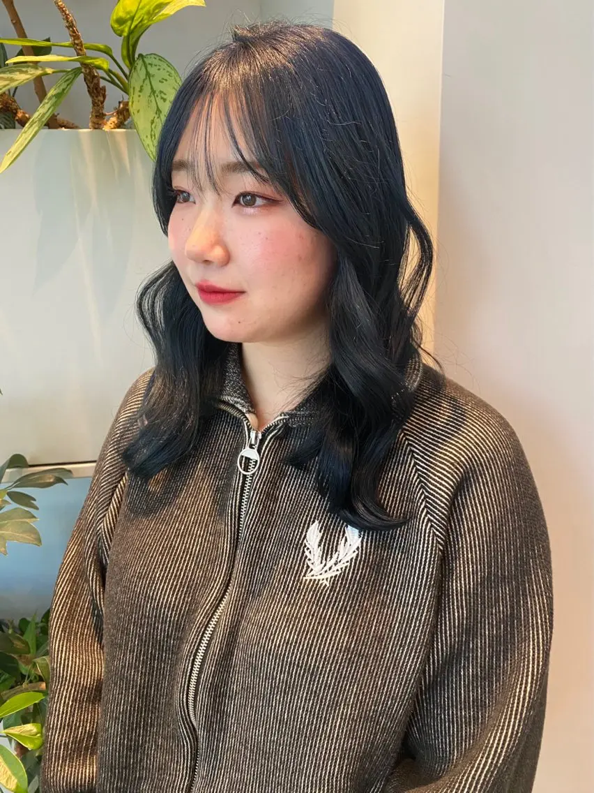 セミロング カラー カット ヘアカラー トリートメント mai / linoah˚✧のヘアスタイル