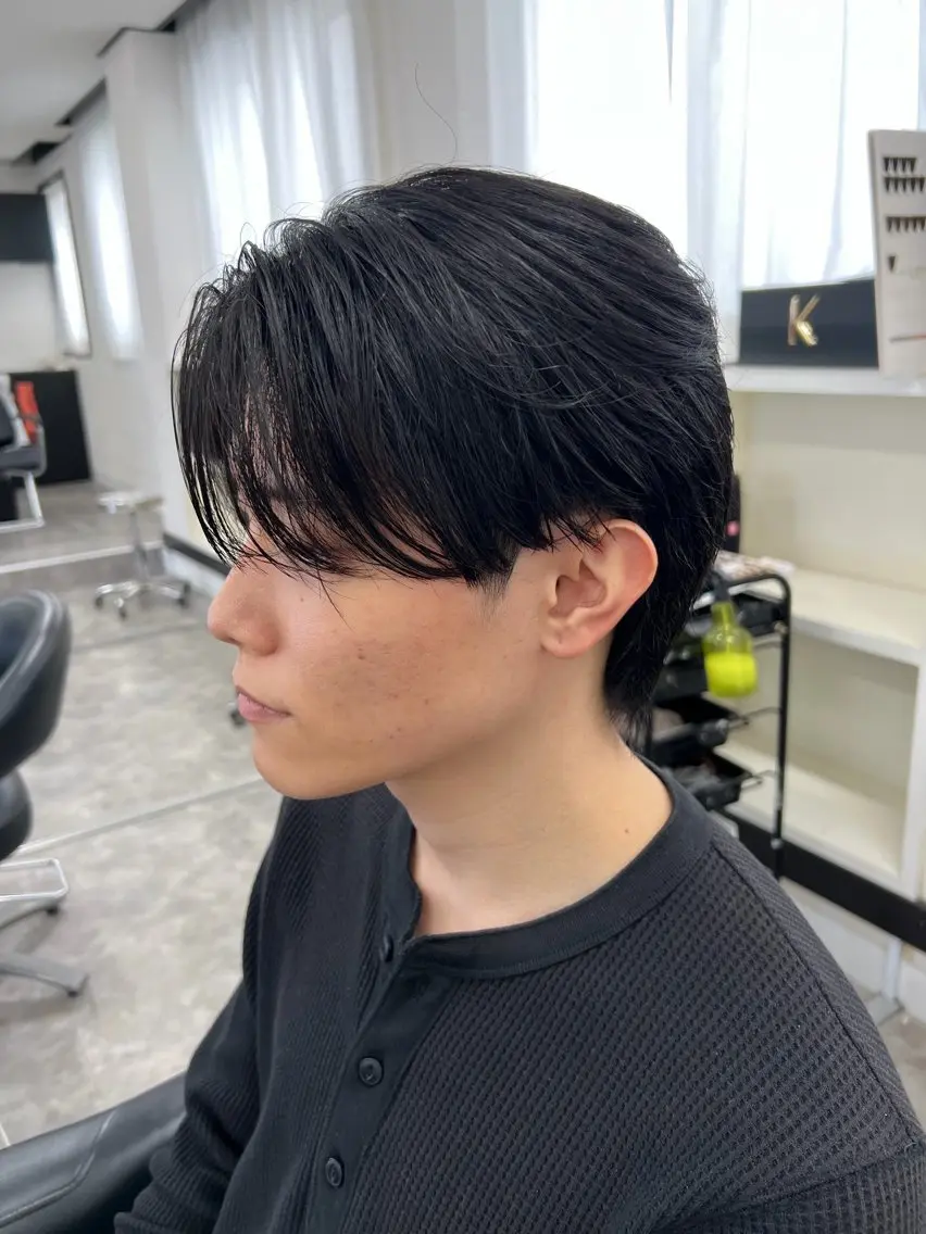 メンズ センターパート C'LD Hair トモヤのヘアスタイル
