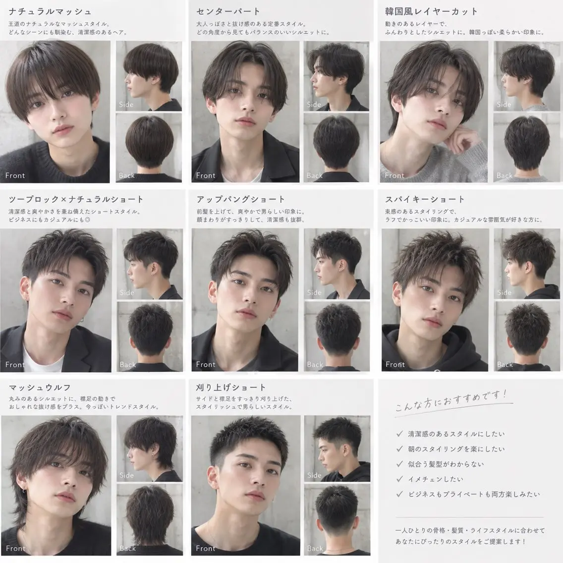 メンズ NANAMI ♡のヘアスタイル