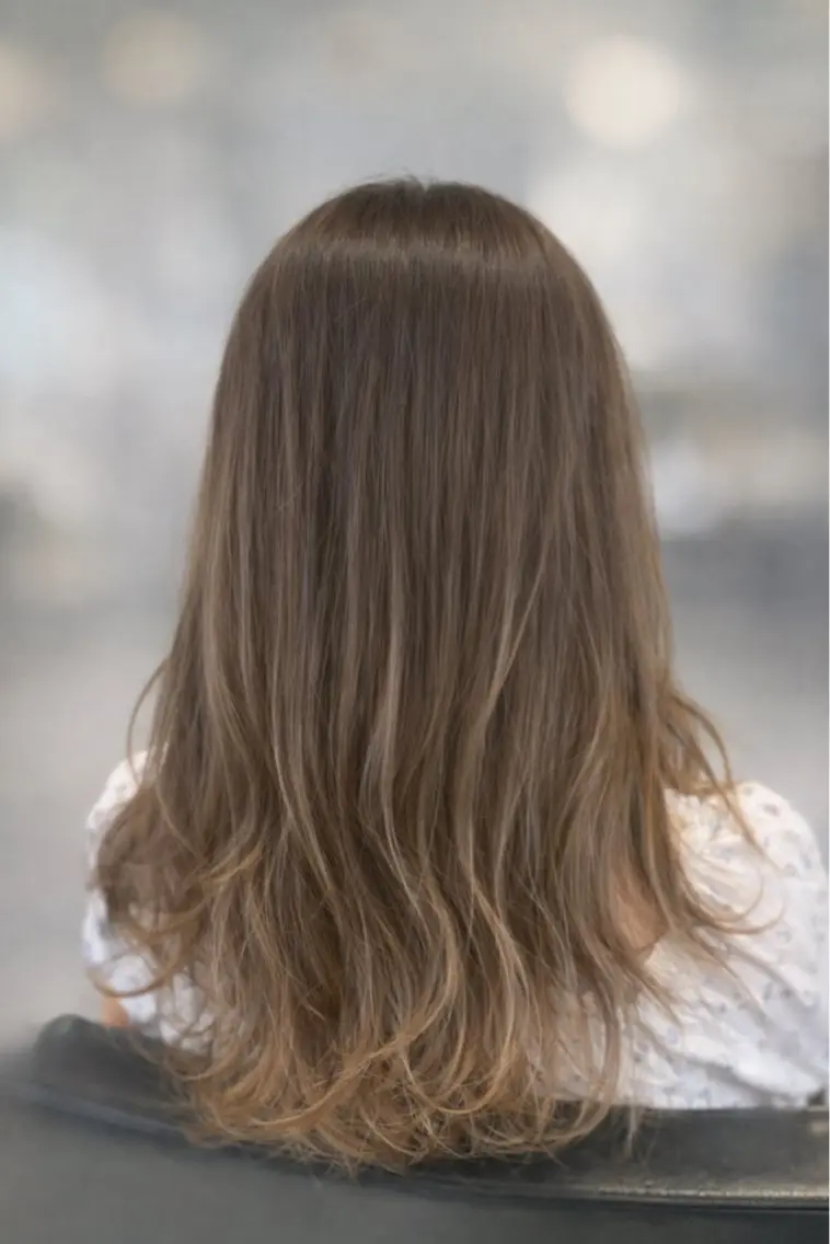 ロング 外国人風カラー ヘアカラー トリートメント 佐野 悠のヘアスタイル