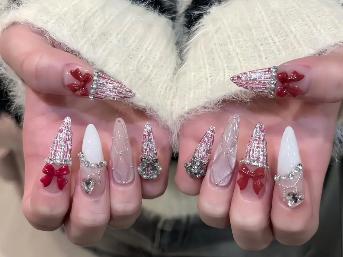 ネイル 成人式 ハンドネイル Rin Nail 新大久保店のネイルデザイン