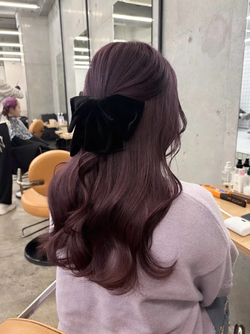 ロング カラー ヘアカラー 🎀暖色カラー🎀 ♡yurika♡のヘアスタイル