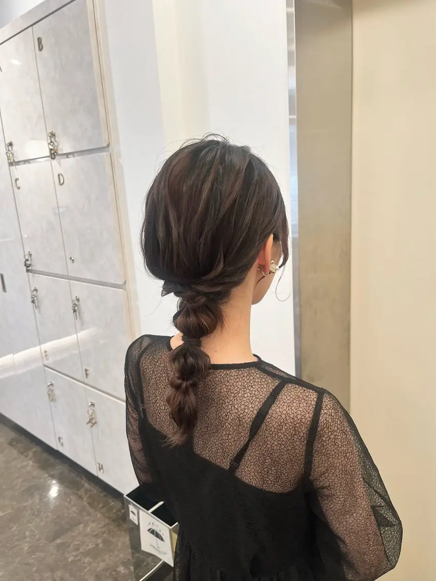 ヘアセットの写真