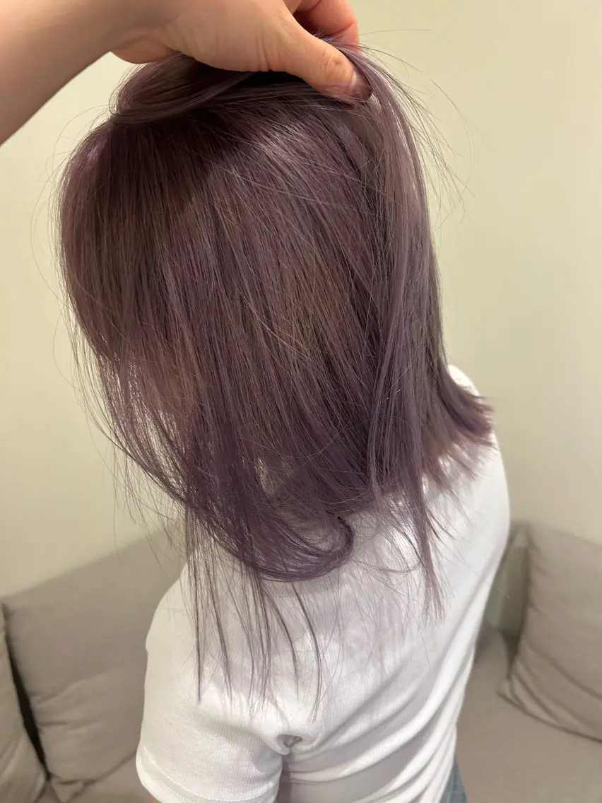 セミロング カラー カット ヘアカラー トリートメント 💛🤍U too e’s /店長🧸のヘアスタイル