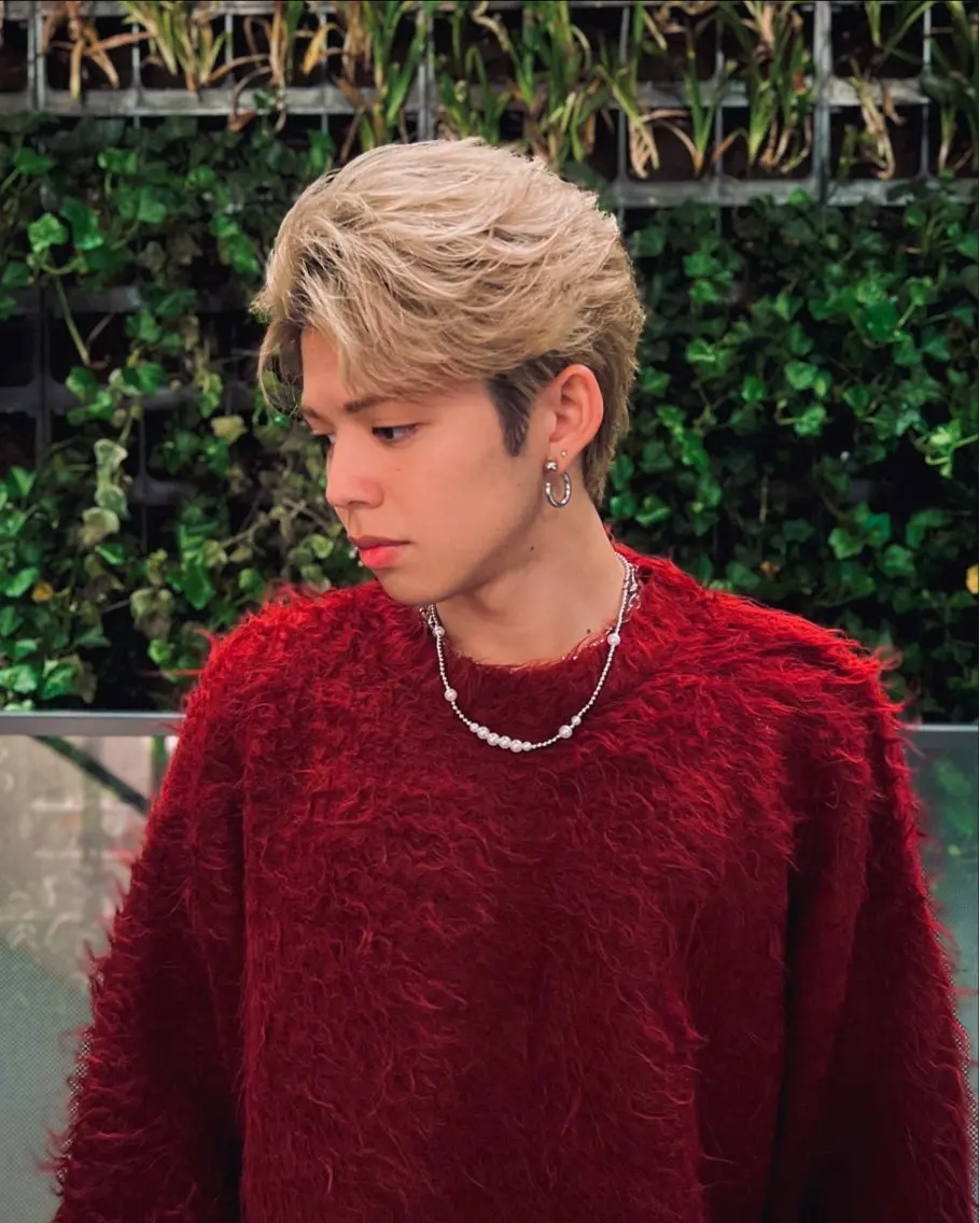 ショート カラー メンズ ショートヘア 湖城 恵吾のヘアスタイル