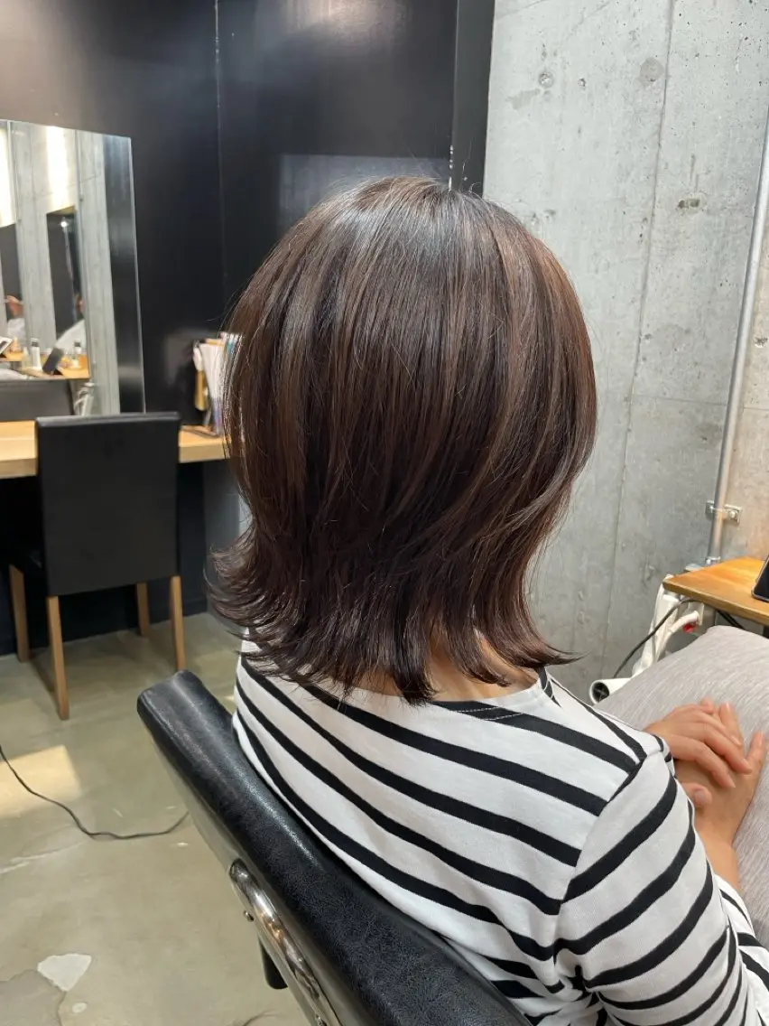 カラー Lowha　ageo maiのヘアスタイル