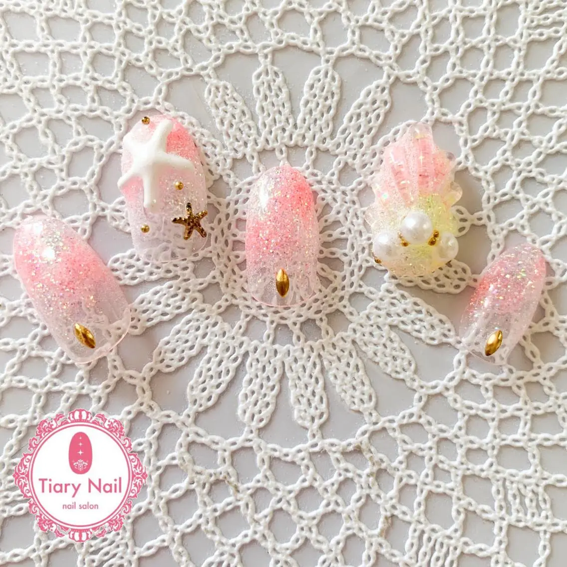 ネイル tiarynail K K🐼のネイルデザイン