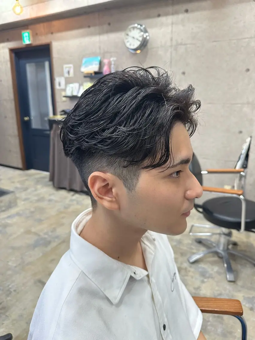 パーマ メンズ メンズパーマ ニュアンスパーマ カット パーマ 💎メンズパーマ特化 🥇メンズのプロのヘアスタイル