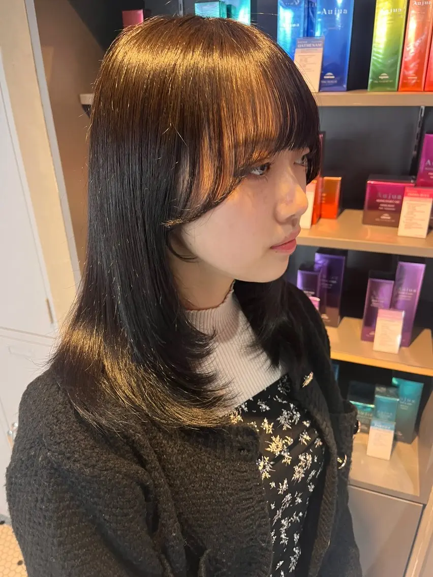 ミディアム 大友 正晴のヘアスタイル