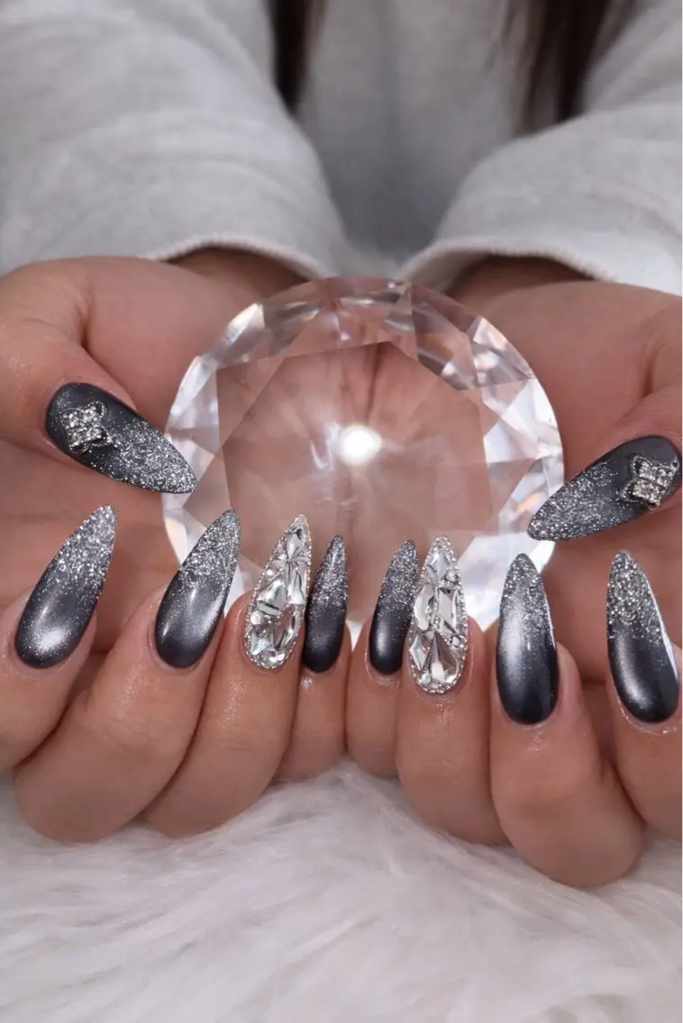 ネイル アートネイル オーロラネイル チークネイル 長さ出し フットネイル ハンドネイル Chan nailsのネイルデザイン