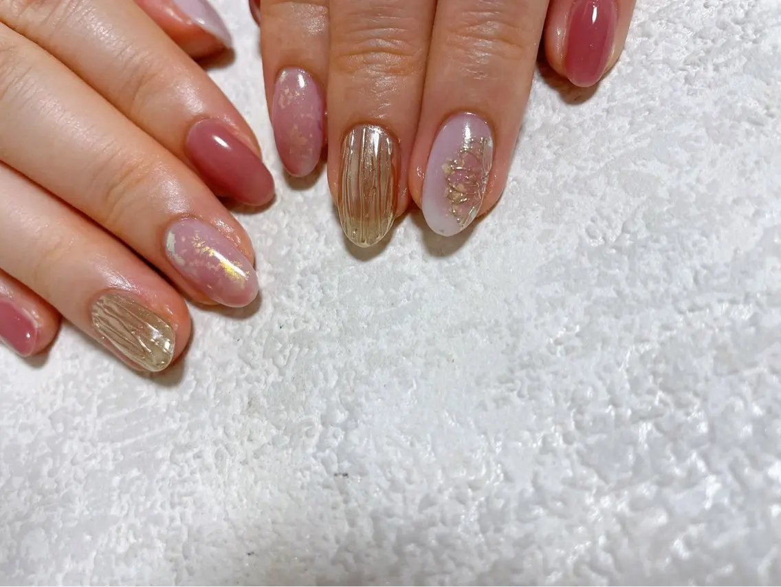 ネイル ジェルネイル メンズネイル ミラーネイル ワンカラーネイル パラジェル kiki nail たまプラーザのネイルデザイン