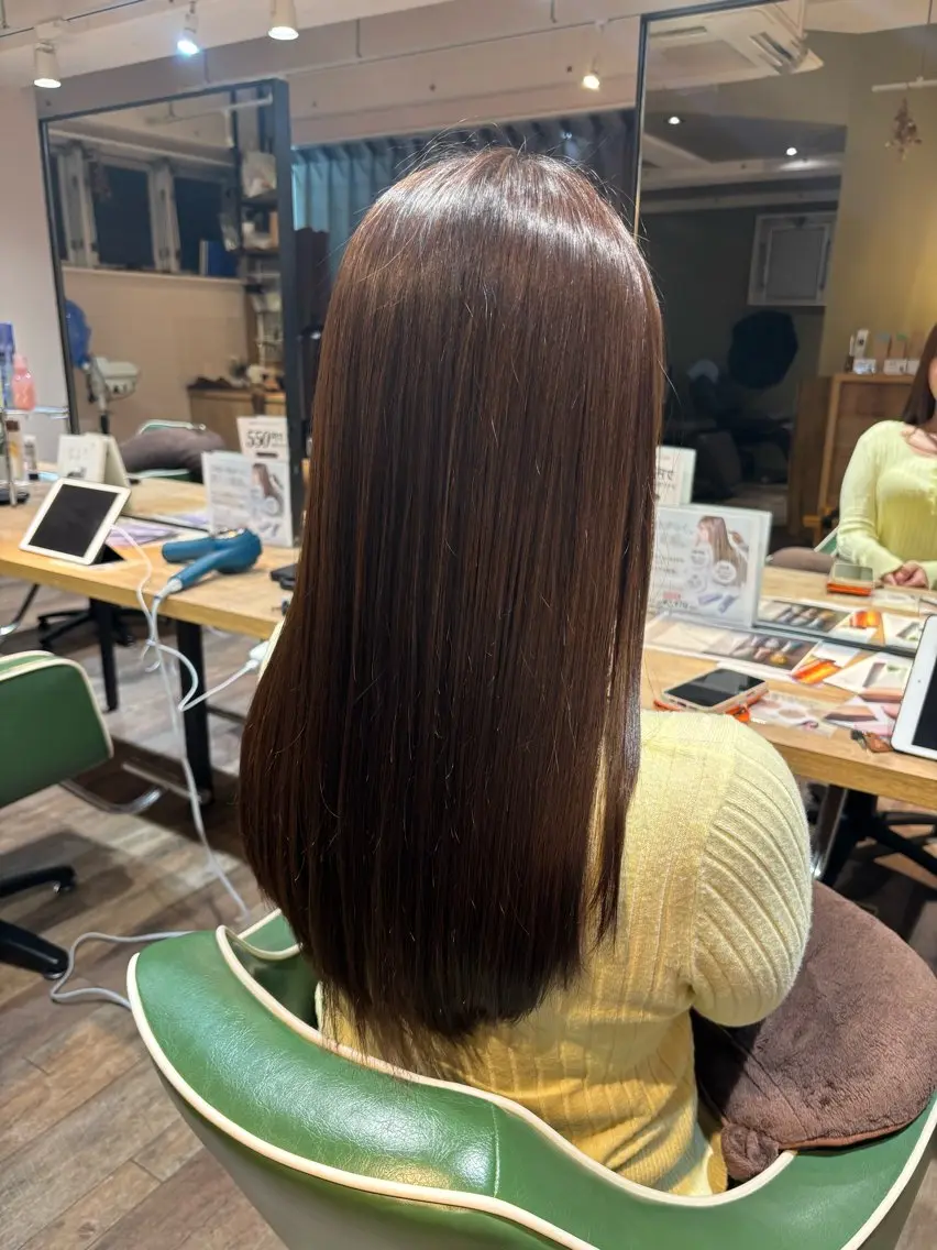 ロング カラー ヘアカラー 渡邊 陽大のヘアスタイル