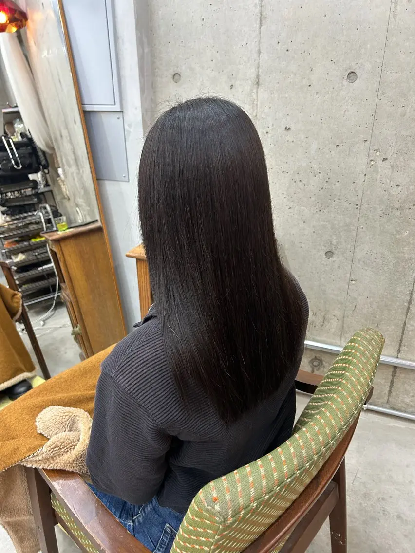 ロング 縮毛矯正 🫧saku🫧 /髪質改善のヘアスタイル