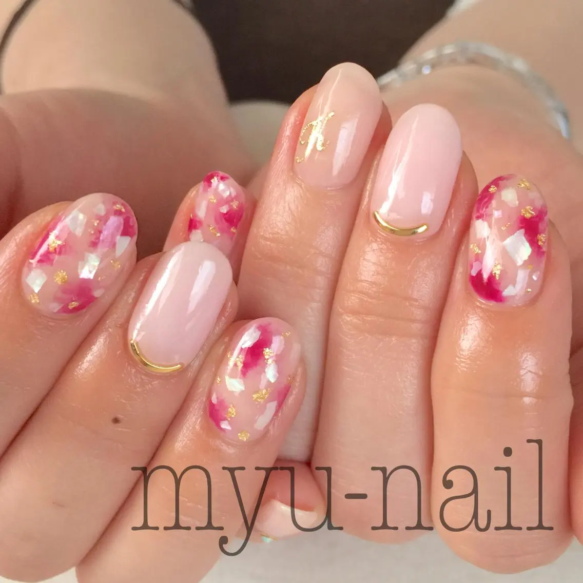 ネイル ハンドネイル ホームサロン myu-nailのネイルデザイン
