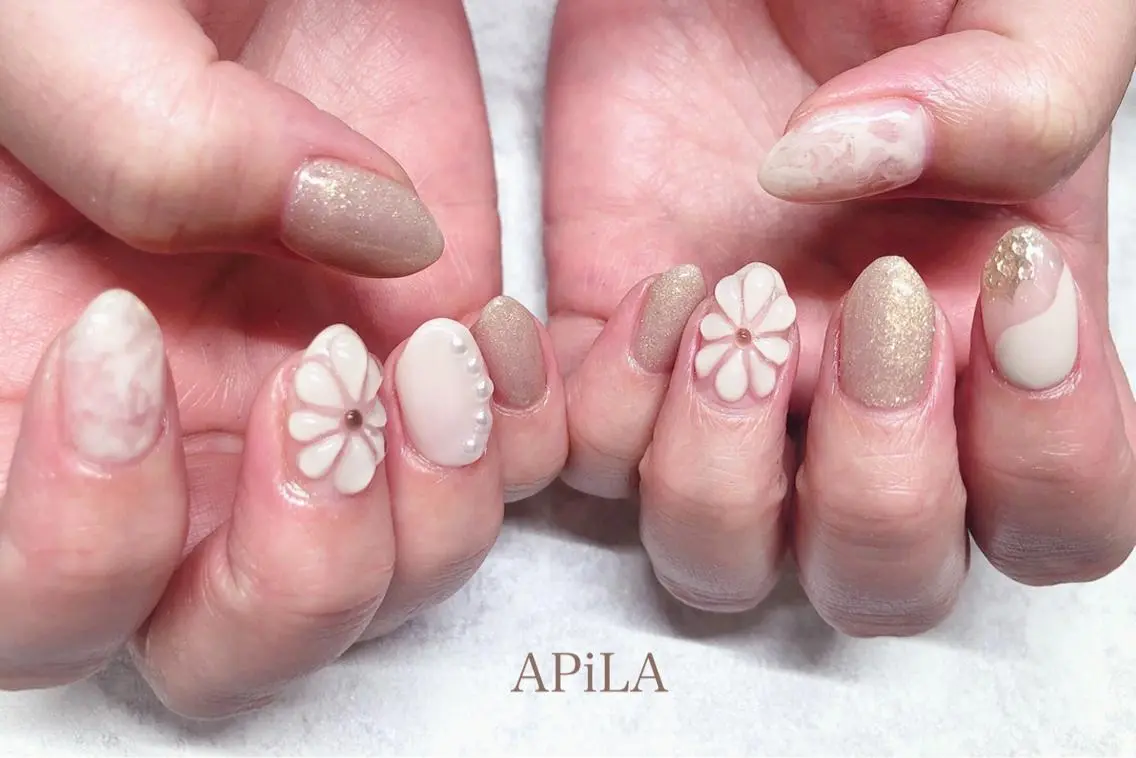 ネイル APiLA 甲斐田のネイルデザイン