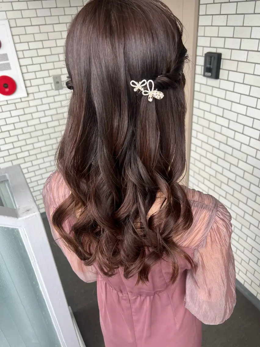 ヘアアレンジ ヘアセット 大人可愛いヘアメイク 💋🧚‍♀️しずかのヘアスタイル