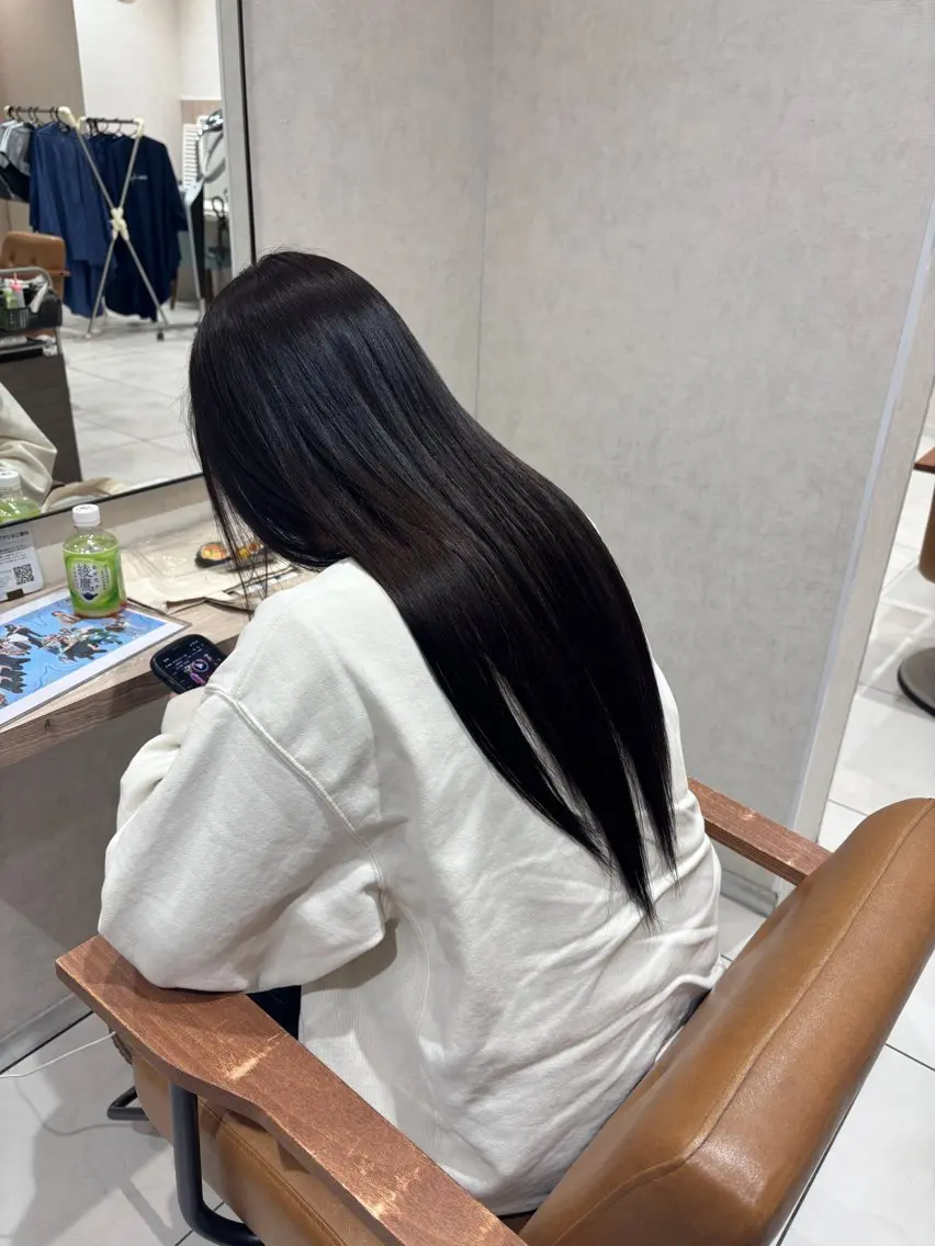 ロング トリートメント ⭐️うる艶カラー 募集　まゆ⭐️のヘアスタイル