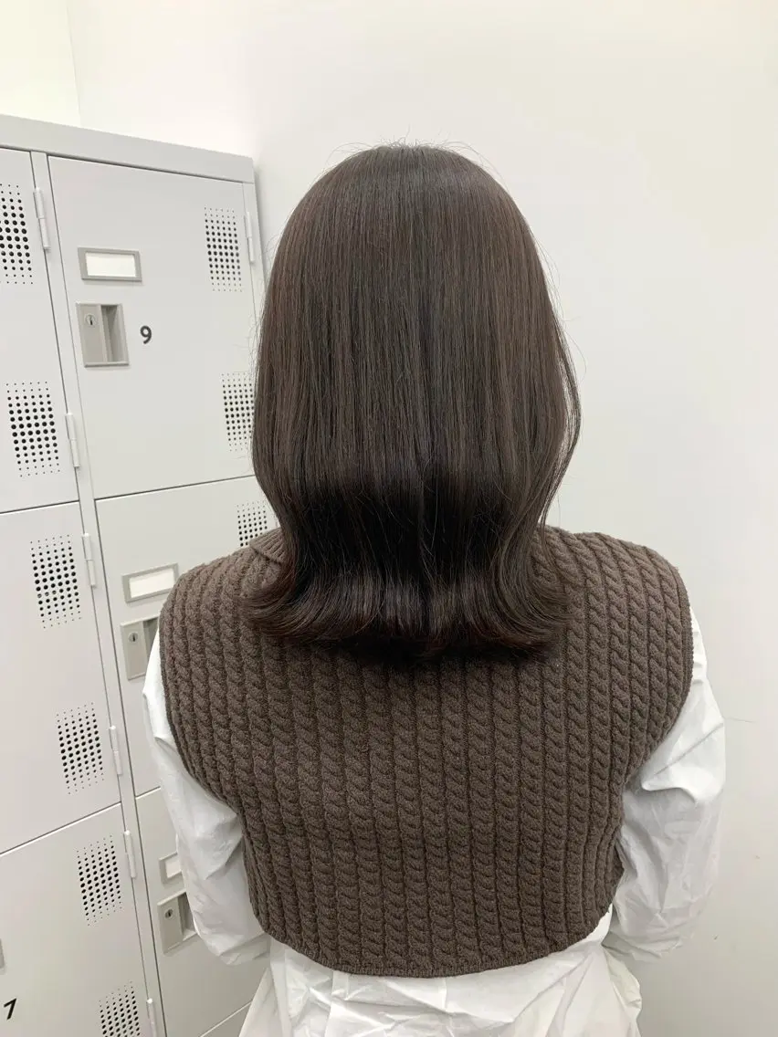 ミディアム カラー ベージュカラー カット ヘアカラー ヘッドスパ 本格ヘッドスパ🌿 ×ヘア 佐藤のヘアスタイル