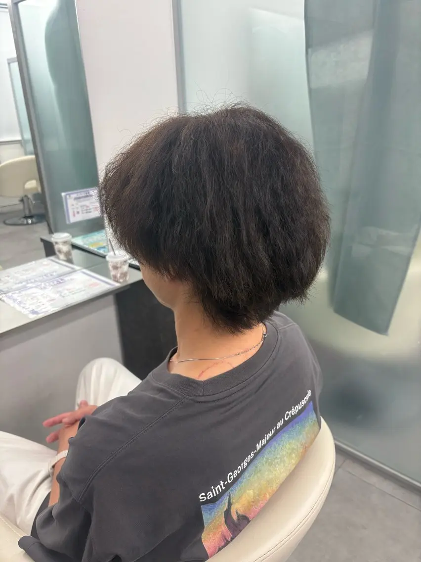ショート カラー メンズ TheEctilo 江坂Yoshimi✨のヘアスタイル