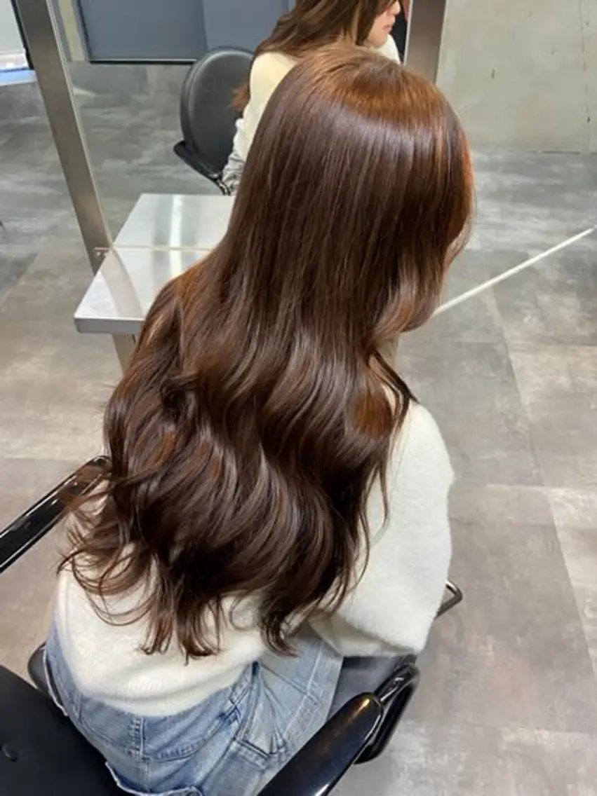 【平日限定🫧 ͛.*】透明感ブリーチなしWカラー✧*。の写真