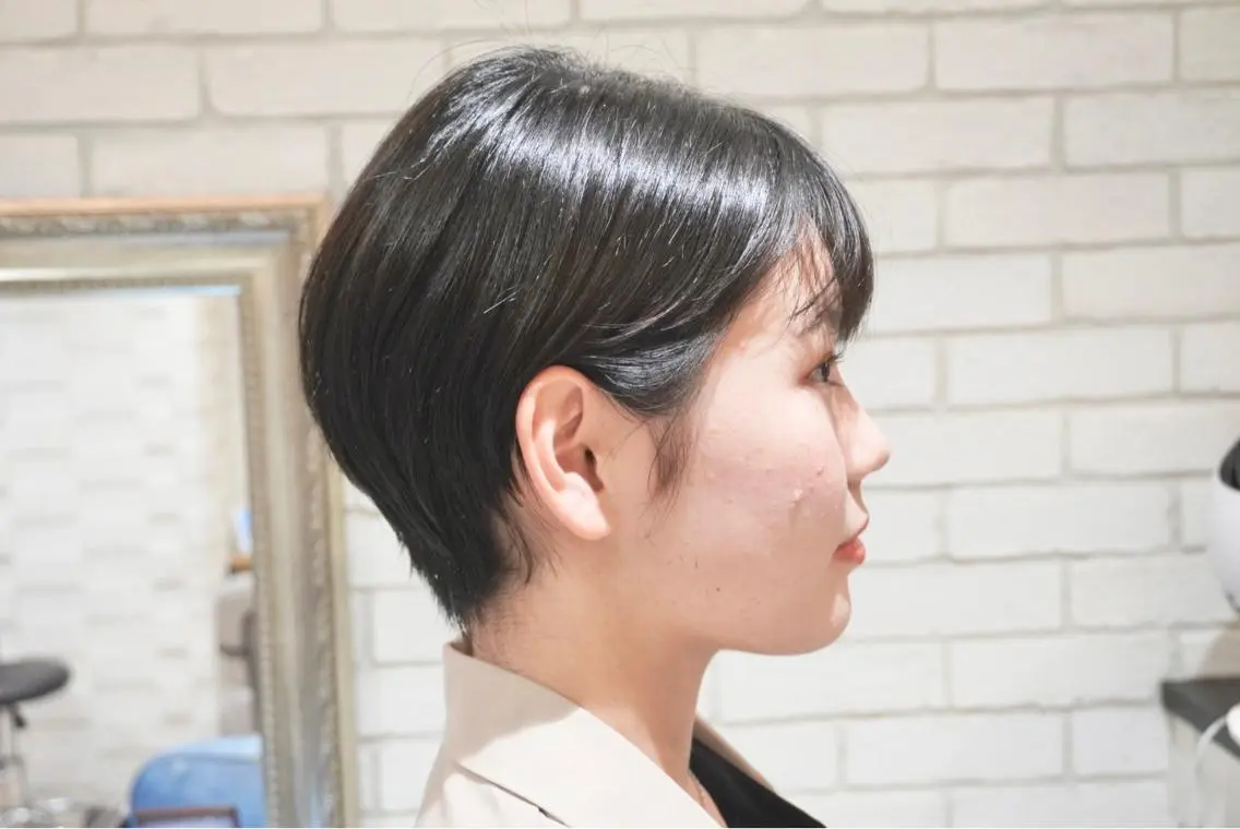 ショート ショートヘア ミヤザキ ユタカのヘアスタイル